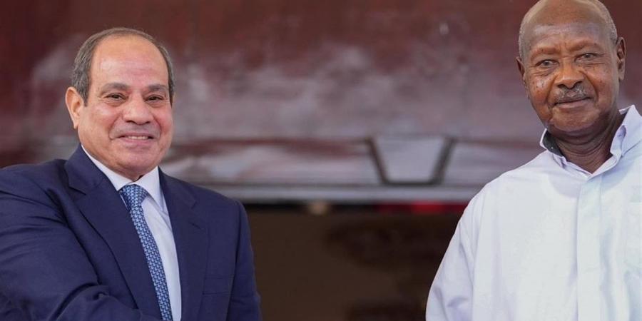 الرئيس السيسى يلتقي نظيره الأوغندي ويهنئه بإعادة انتخابه لولاية رئاسية جديدة