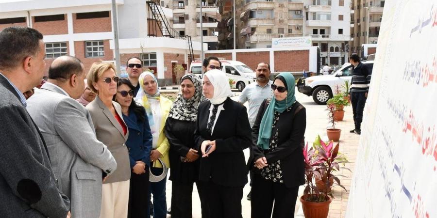 وفد الاتحاد الأوروبي يزور محطات مياه الشرب في دمياط