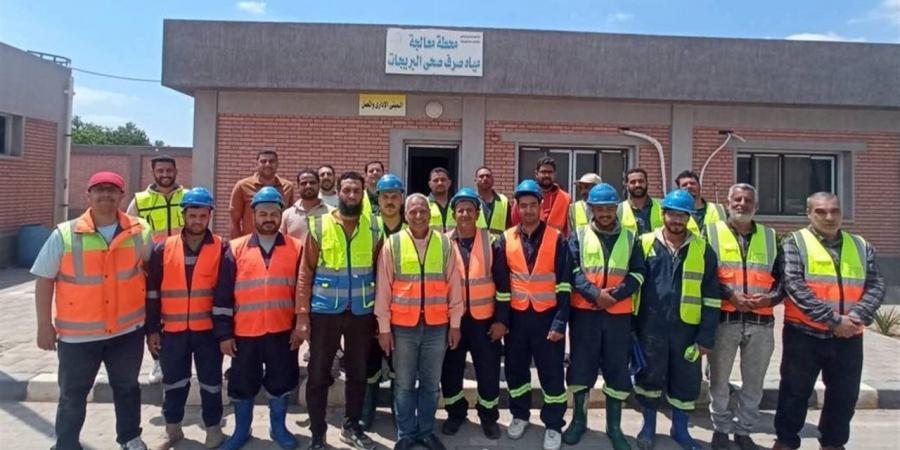 استعدادًا لعيد الأضحى.. رفع درجة الجاهزية القصوى بمحطة معالجة البريجات في البحيرة
