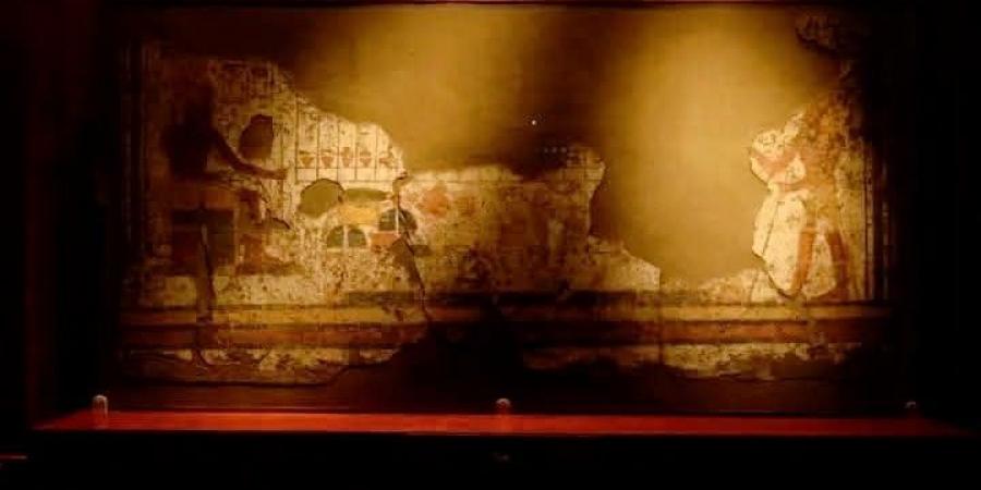 مقتنيات المتحف المصرى.. المناظر الملونة من معبد وادي السبوع
