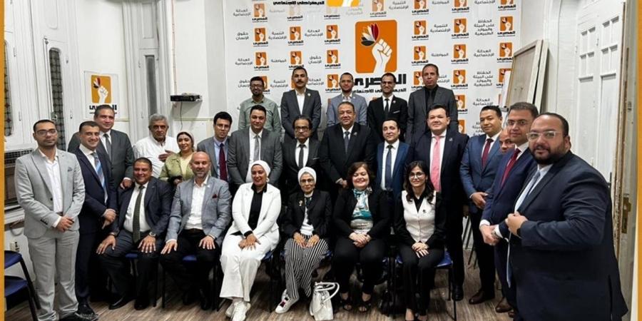 المصري الديمقراطي يستقبل وفد تنسيقية شباب الأحزاب