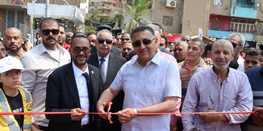 محافظ القليوبية يفتتح معرضا لبيع الخضار واللحوم بالقناطر الخيرية