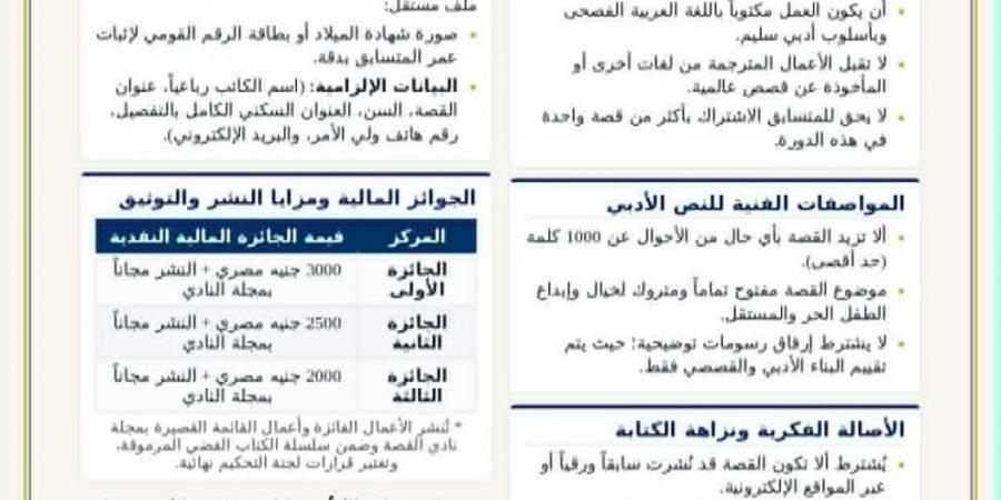 تفاصيل إطلاق جائزة منى ماهر للكاتب الصغير في القصة القصيرة 2026