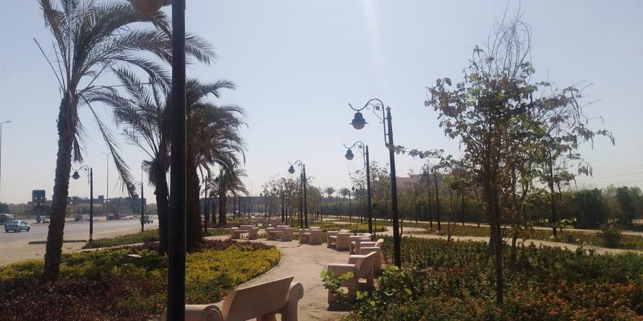 رئيس جهاز حدائق أكتوبر يتابع أعمال التجميل والزراعة استعدادًا لاستقبال عيد الأضحى
