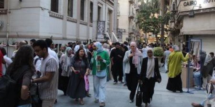 عودة فعاليات "شارع الفن" بوسط القاهرة بعد إجازة العيد