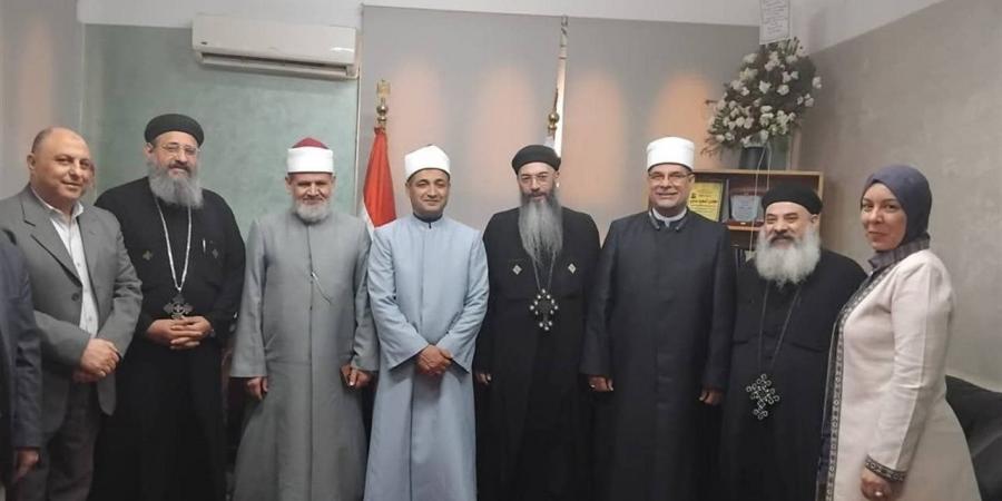 منطقة الغربية الأزهرية تستقبل وفد الكنيسة الأرثوذكسية للتهنئة بعيد الأضحى المبارك