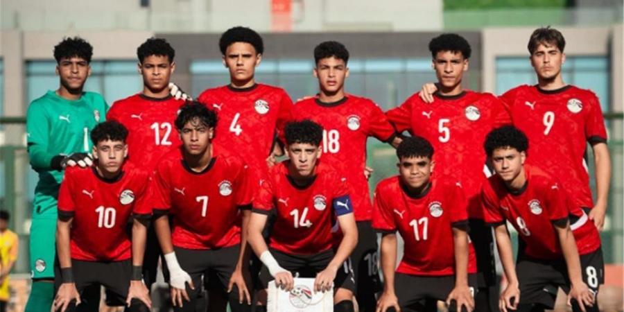موعد مباراة مصر وتنزانيا فى نصف نهائى أمم أفريقيا للناشئين والقناة الناقلة