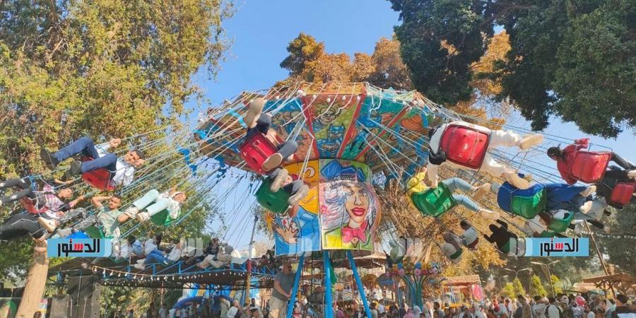 ثاني أيام العيد بالغربية.. المراجيح والملاهي قبلة الأطفال للاحتفال