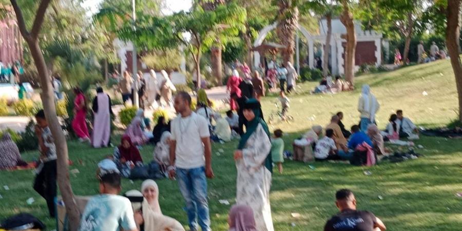 ارتفاع كثافة رواد حدائق القناطر الخيرية للاحتفال باليوم الرابع لـ عيد الأضحى المبارك
