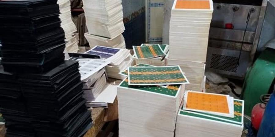 ضبط مدير مطبعة بالعجوزة لطباعة 42 ألف مطبوع دون تفويض من الجهات المختصة