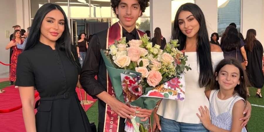 "برافو شمس".. باسل خياط يحتفل بتخرج نجله من المرحلة الثانوية (صورة)