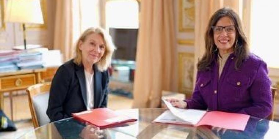 وزيرة الثقافة ونظيرتها الفرنسية تضعان خطة الشراكة الاستراتيجية الثقافية