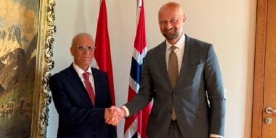 سفير العراق بالقاهرة يبحث التطورات الإقليمية مع سفير النرويج لدى مصر