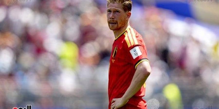 القائم يمنع دي بروين من تسجيل هدف التعادل لبلجيكا أمام منتخب مصر.. صور