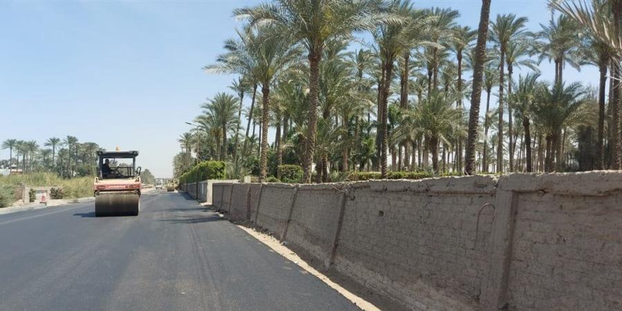 محافظ الجيزة: رصف ورفع كفاءة 2.5 كم بطريق ترعة فهمي في منشأة القناطر