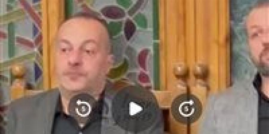 النائب خالد عبدالمولى يقدم واجب العزاء فى الصحفى مصطفى الشربينى..فيديو