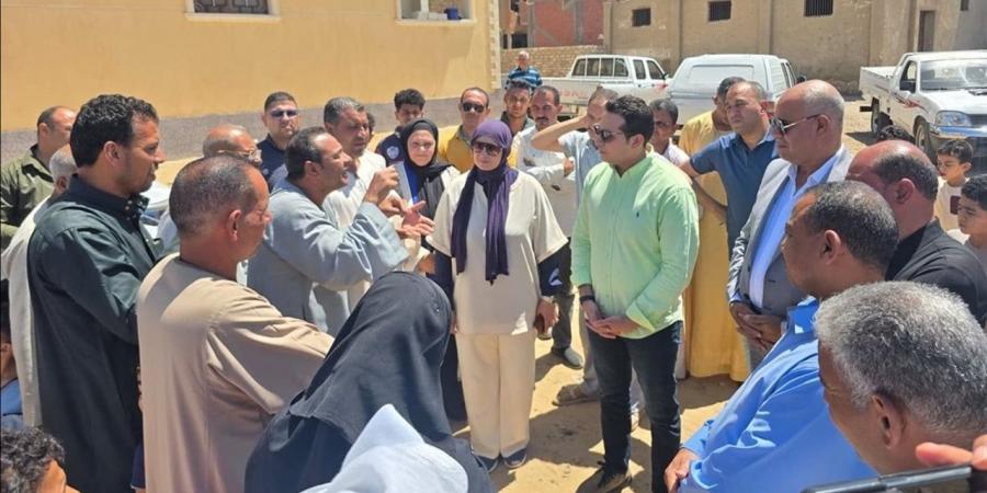 نائب محافظ الفيوم يوجه بحل مشكلة نقص مياه الري بعزبة جورجي