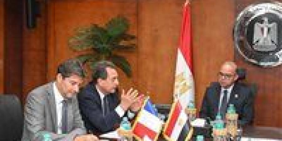 وزير الاستثمار والتجارة الخارجية يبحث مع السفير الفرنسي تعميق التعاون الاستثماري والتجاري