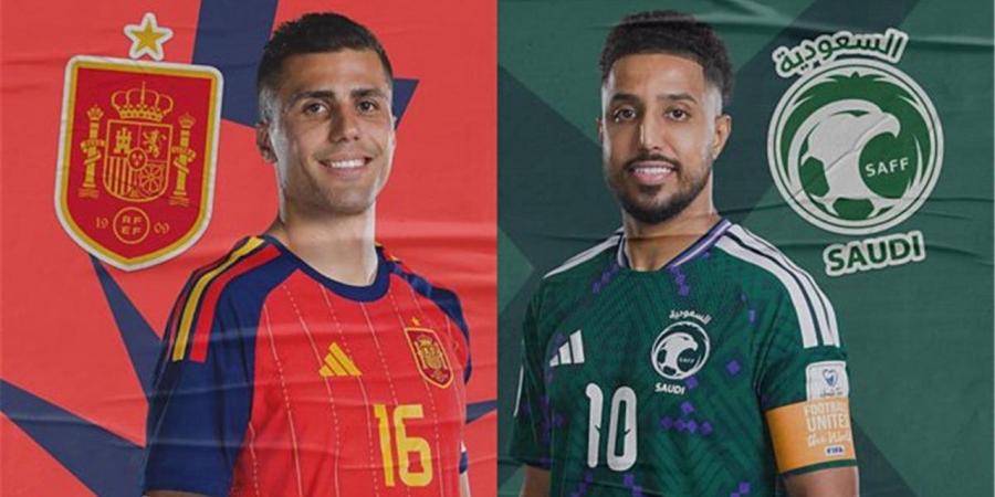 متابعة مباشرة لمباراة السعودية وإسبانيا في كأس العالم 2026
