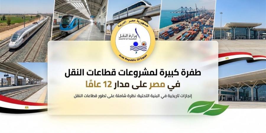 مونوريل وأتوبيس ترددي.. ثمار 12 عاماً من التطوير بقطاع النقل بعد 30 يونيو