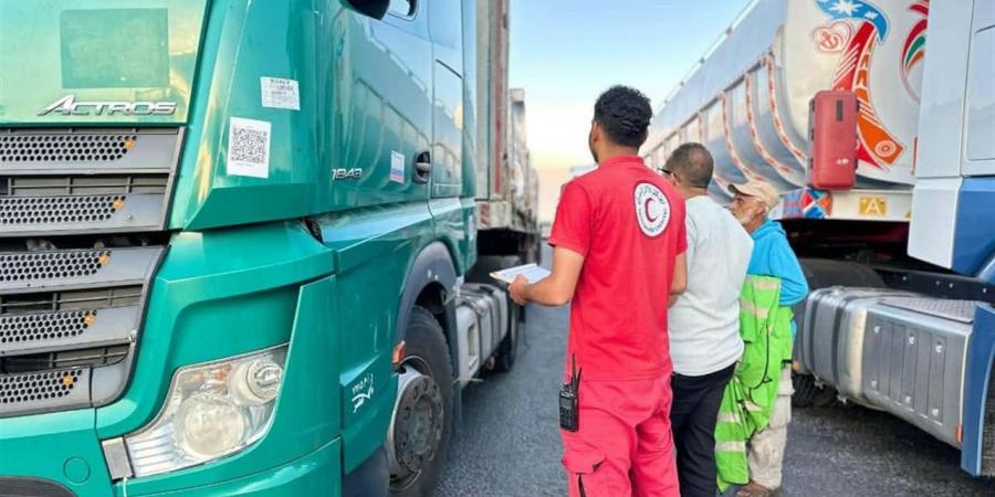 "النيل للأخبار" يرصد تطورات دخول المساعدات إلى قطاع غزة عبر معبر رفح البرى