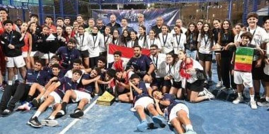 مصر تتوج بكأس أفريقيا الأولى لناشئى البادل