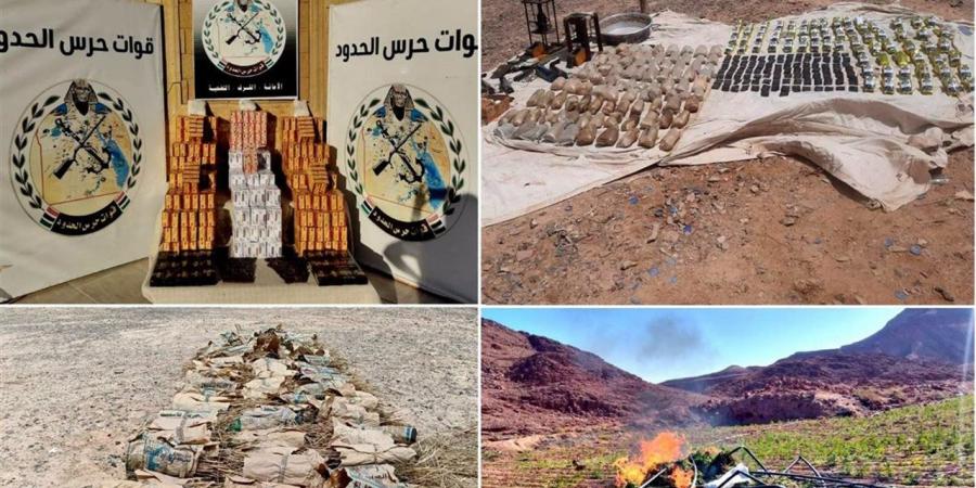 40 مليار جنيه قيمة المضبوطات.. قوات حرس الحدود تواصل جهودها المكثفة على الاتجاهات الاستراتيجية للدولة