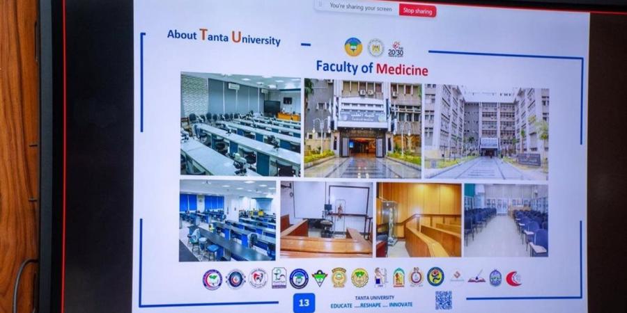 رئيس جامعة طنطا: بحث آليات التعاون الأكاديمي والبحثي بين الجامعة و"WSG" البولندية