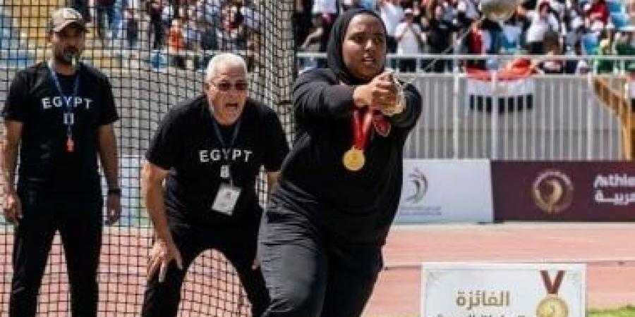 87 ميدالية حصاد مصر بالبطولة العربية لألعاب القوى بالإسماعيلية