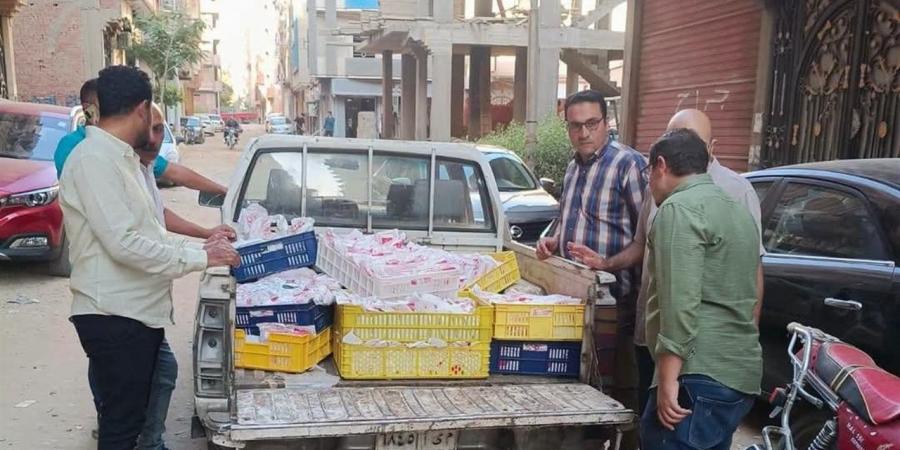 ضبط 250 كيلو دواجن غير صالحة للاستهلاك الآدمي في شبين الكوم