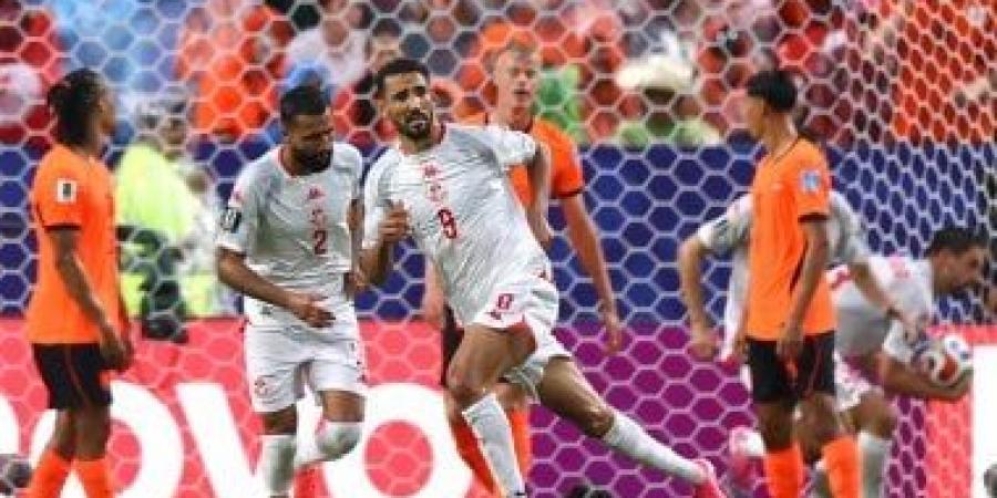 المستوري يحرز الهدف الأول لتونس بعد وداع المونديال