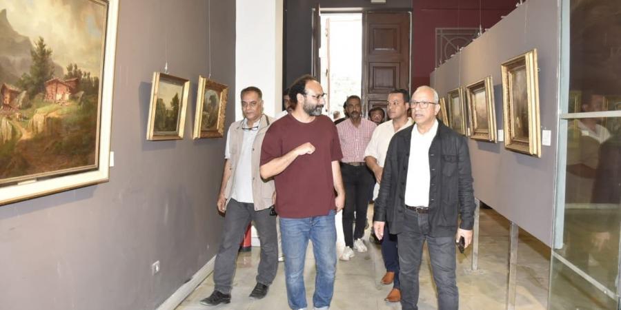محمود حامد يتفقد المواقع المتحفية بالإسكندرية لمتابعة التطوير والصيانة
