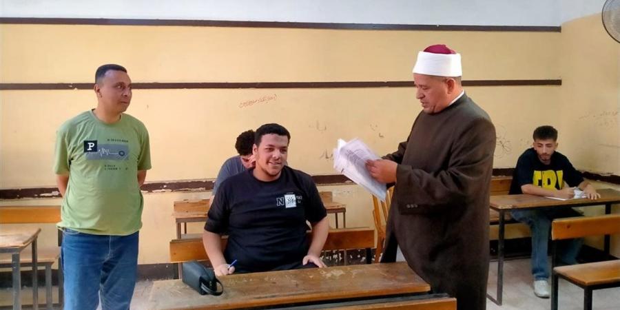 متابعات ميدانية مكثفة للجان امتحانات الشهادة الثانوية الأزهرية بالقليوبية