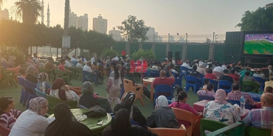 زيادة الإقبال على مشاهدة مباراة مصر وإيران بمدن محافظة الغربية