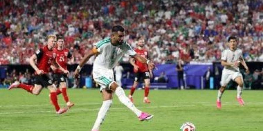 رياض محرز يحصد جائزة أفضل لاعب فى مباراة الجزائر والنمسا بكأس العالم 2026