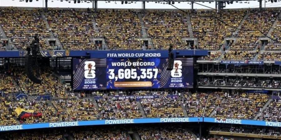 «فيفا» يحتفي بأرقام تاريخية في مونديال 2026.. حضور جماهيري غير مسبوق
