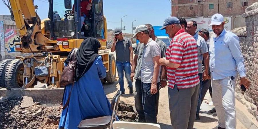 الانتهاء من إصلاح كسر مفاجئ بخط طرد رافع نظير بكفر الدوار وعودة المياه تدريجيًا