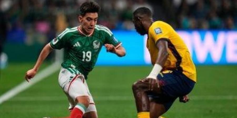 المكسيك تتقدم 2-0 على الإكوادور فى الشوط الأول بكأس العالم 2026