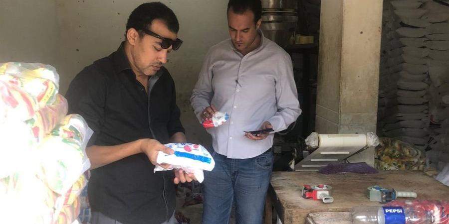 ضبط 5 أطنان ملح و1.35 طن دواجن داخل منشآت غير مرخصة بالغربية