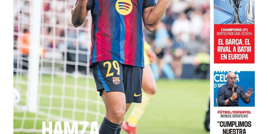 شرط جزائي 150 مليون يورو.. برشلونة يتحرك لتحصين حمزة عبد الكريم