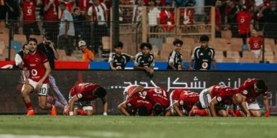 مران الأهلي.. تدريبات بدنية متنوعة استعدادًا لمباراة المقاولون العرب