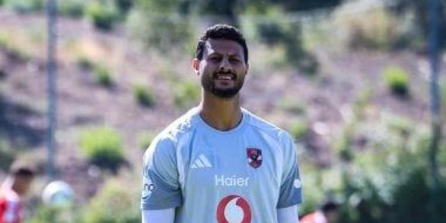 محمد الشناوي يواصل الدفاع عن عرين الأهلي فى مباراة أبو قير للأسمدة
