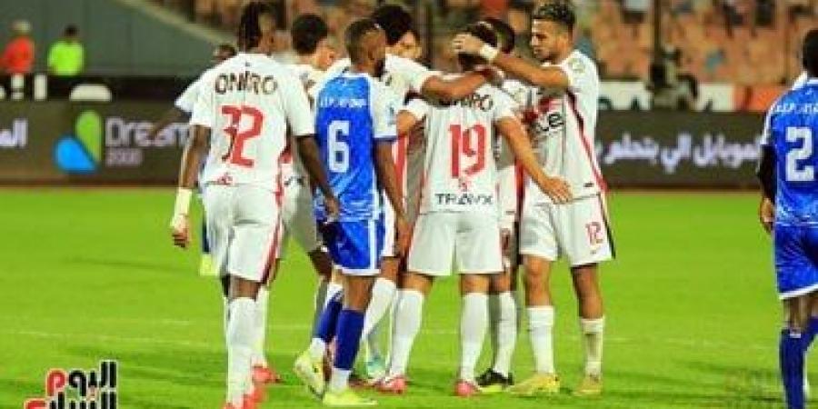 تدريبات بدنية قوية لبدلاء الزمالك استعدادا لمواجهة غزل المحلة