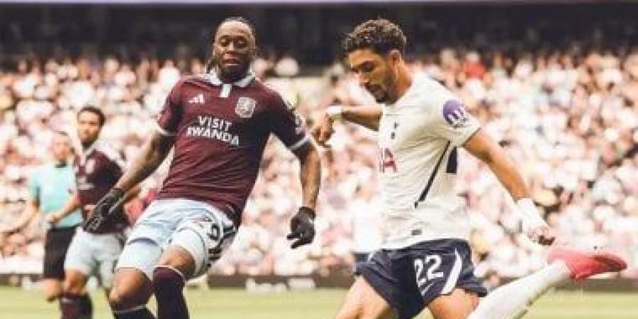 توتنهام ضد أستون فيلا.. السبيرز يتأخر 1 - 0 بمشاركة عمر مرموش.. فيديو