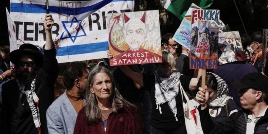“انتهى وقتك”… إسرائيليون يتظاهرون بنيويورك ضد نتنياهو قبيل خطابه