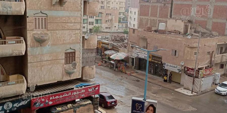 أمطار غزيرة تضرب مرسى مطروح (صور)