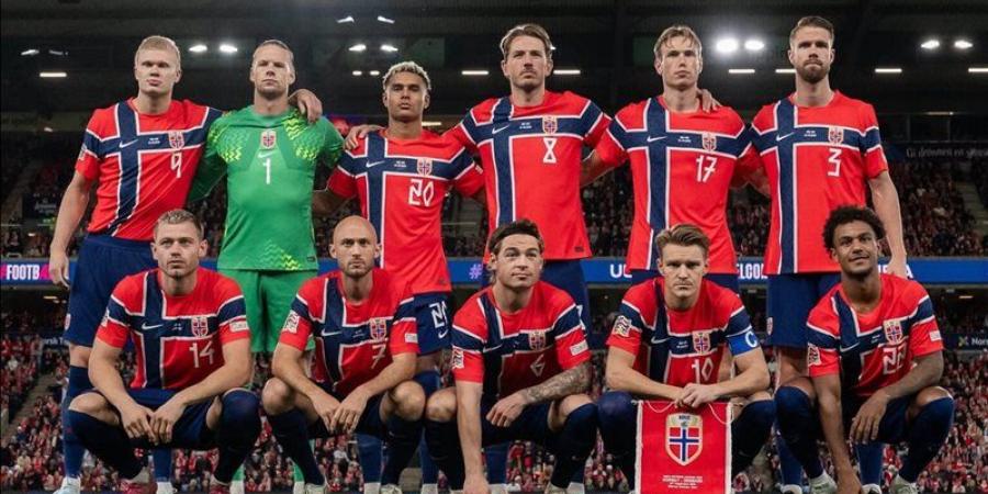 دوري الأمم الأوروبية، النرويج يتقدم على الدنمارك 2-1 في الشوط الأول