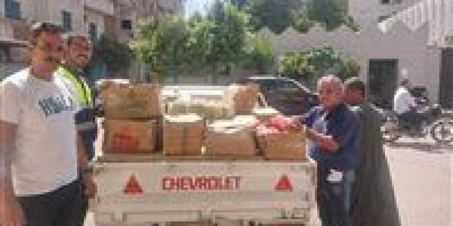 "تموين قنا وسلامة الغذاء" يضبطان 775 كيلو لانشون و114 علبة جبن شيدر في حملة رقابية مكبرة بنجع حمادي
