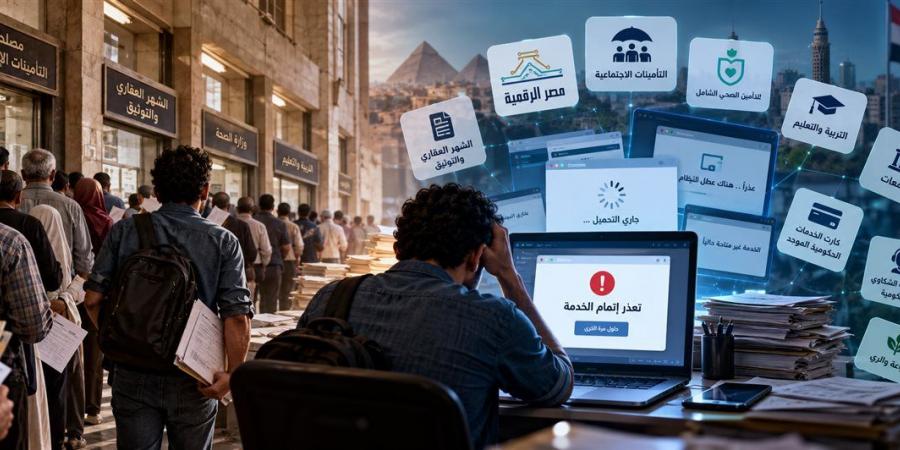 التحول الرقمي في مصر تحت الاختبار.. المواطن ينتقل من طوابير المصالح الحكومية إلى أعطال السيستم.. خدمات إلكترونية كثيرة ومشكلات متراكمة من التأمينات والصحة إلى التعليم والجامعات