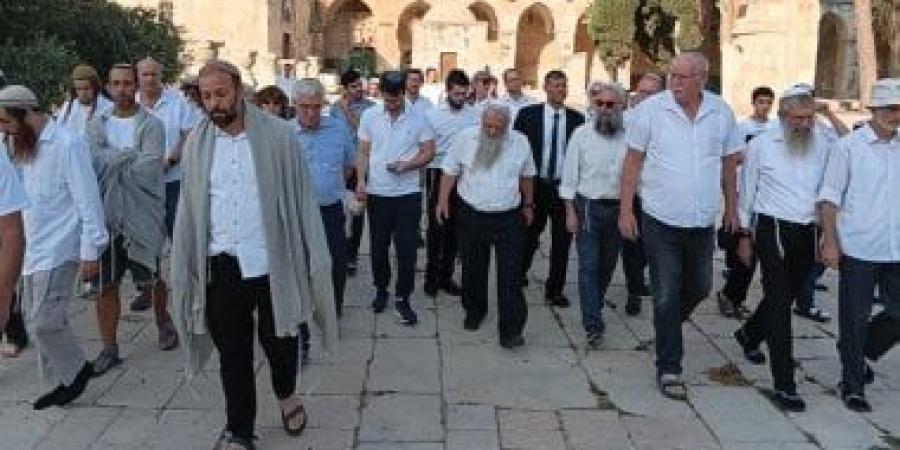 حاملين "قرابين نباتية".. مئات المستعمرين يقتحمون المسجد الأقصى المبارك